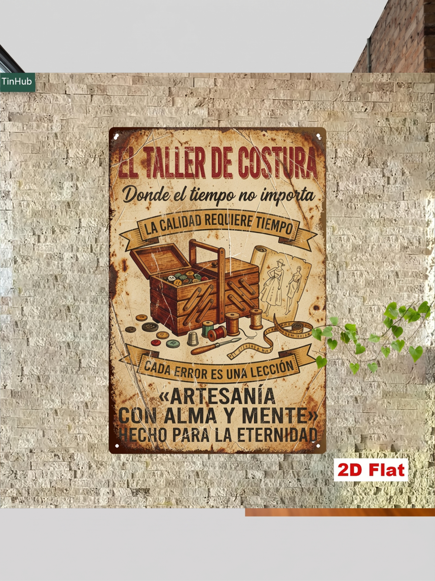 Vintage Fashion Stores - 2D Flat 1pc Vintage Sewing Studio