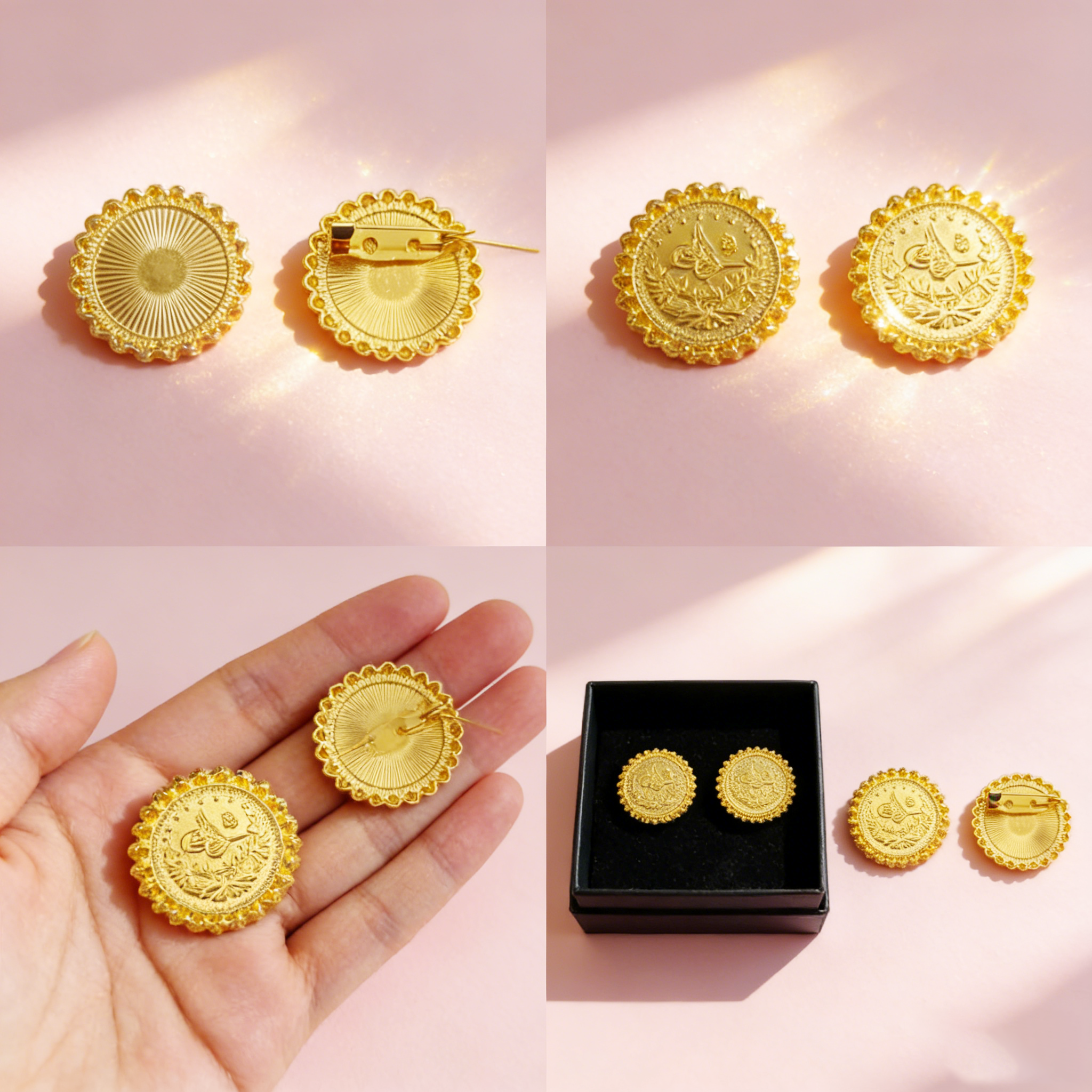 Coin Design Women's Brooch Ott - огляд і ціна Vintage Fashion Events