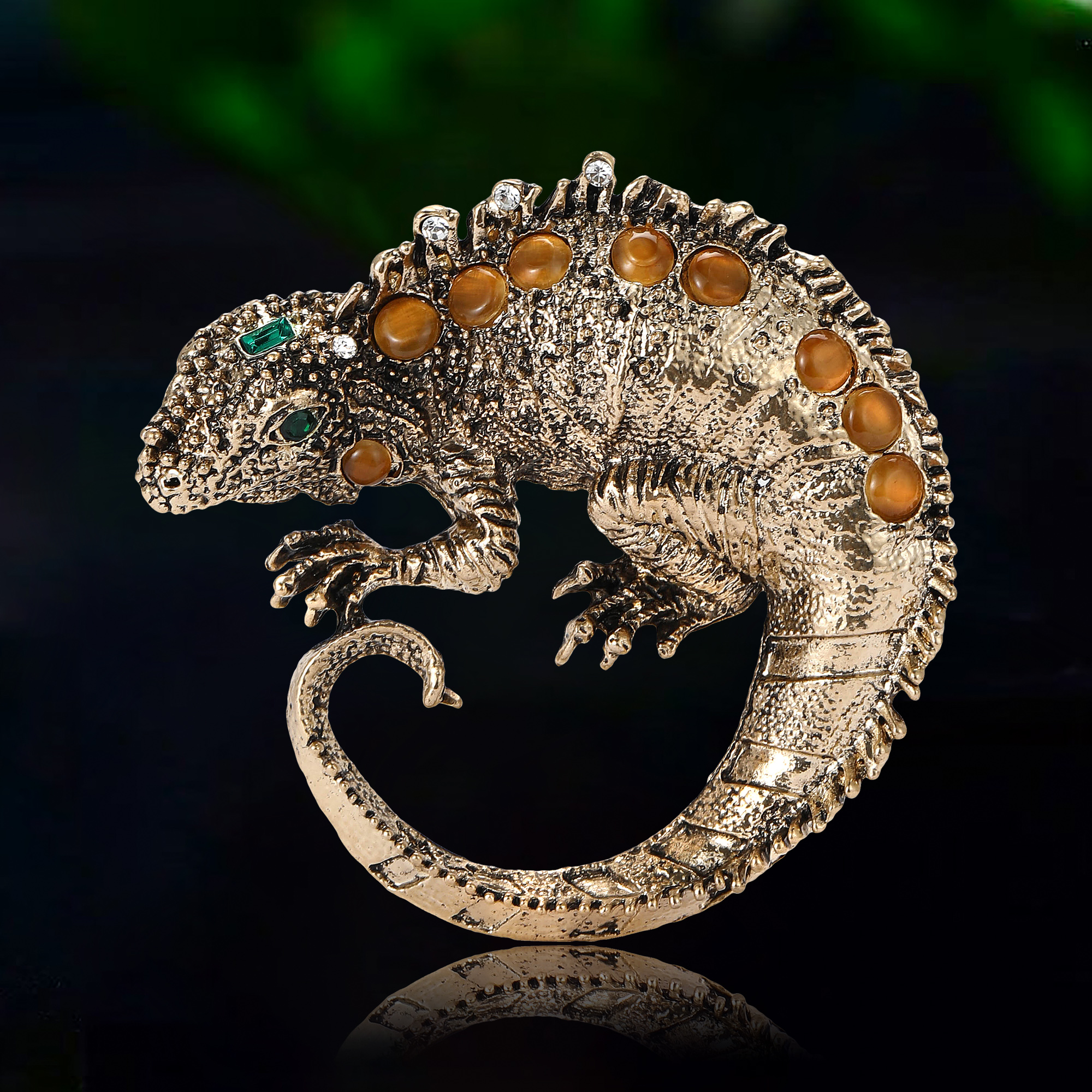 Rhinestone Lizard Brooches for - огляд і ціна Vintage Fashion Events