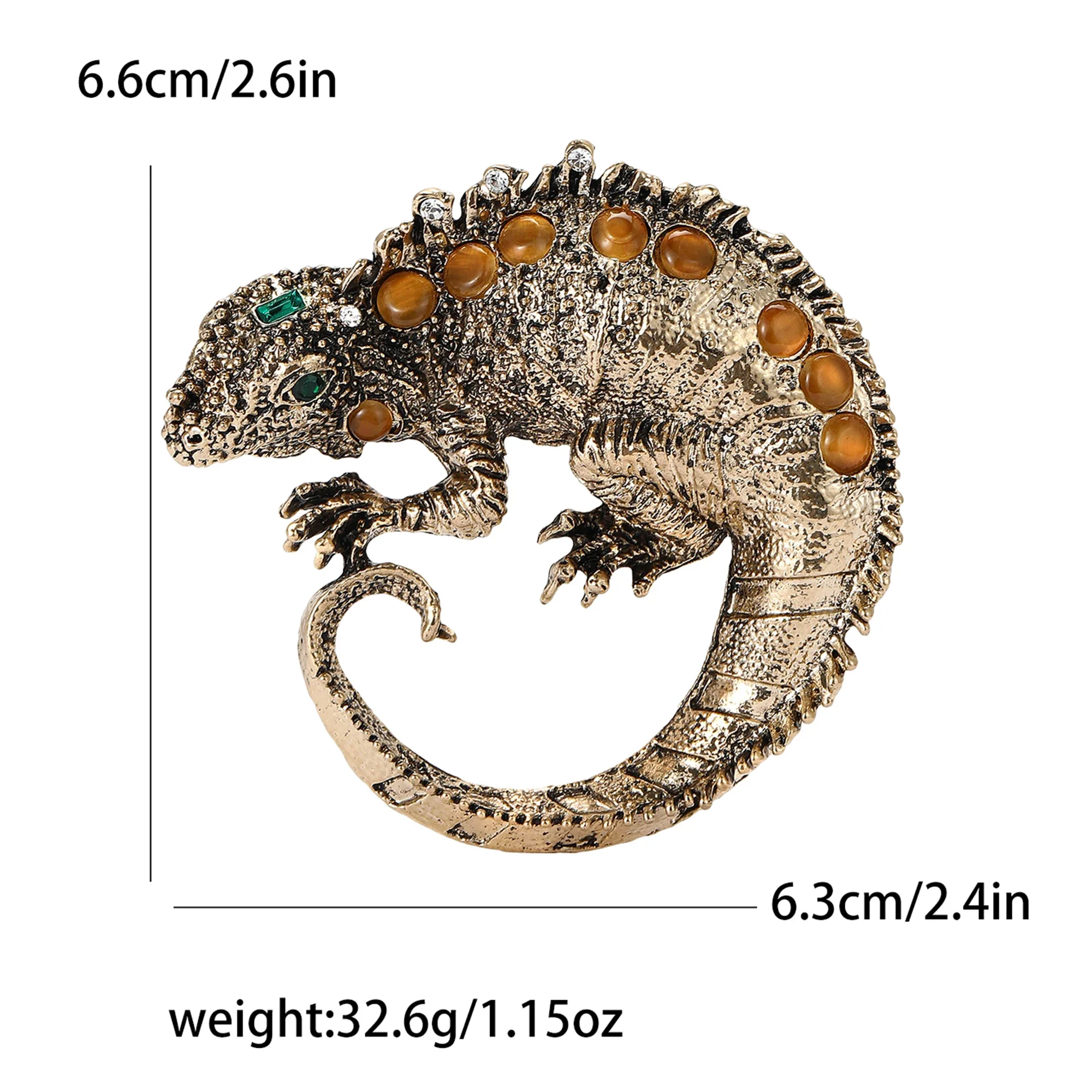 Rhinestone Lizard Brooches for - огляд і ціна Vintage Fashion Events