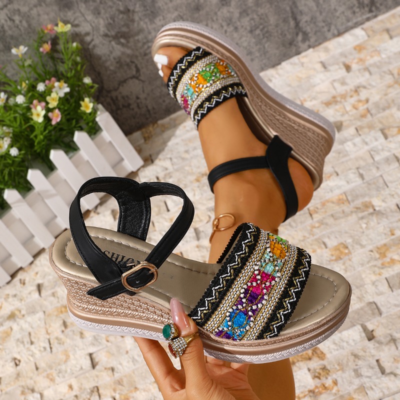Summer Women High Heel Sandals - огляд і ціна Vintage Fashion Ladies