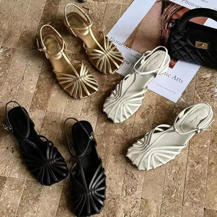 French-style Vintage Woven Toe - огляд і ціна Vintage Fashion Ladies