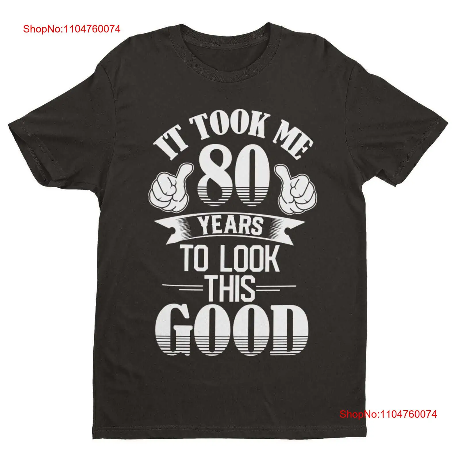 80th Birthday Funny T Shirt It - огляд і ціна Vintage Fashion Look