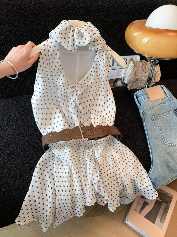 Y2K French Vintage Polka Dot S - огляд і ціна Vintage Fashion Look
