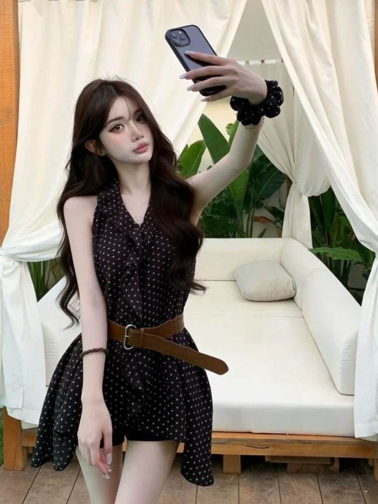 Y2K French Vintage Polka Dot S - огляд і ціна Vintage Fashion Look