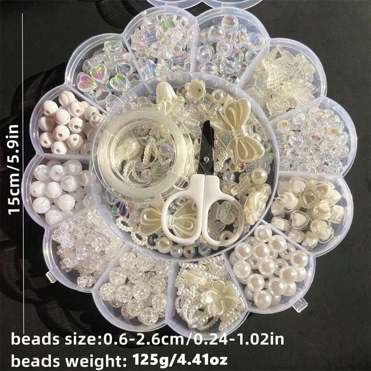 2Set/1Set 13 Grids Acrylic Flo - огляд і ціна Vintage Fashion Necklace