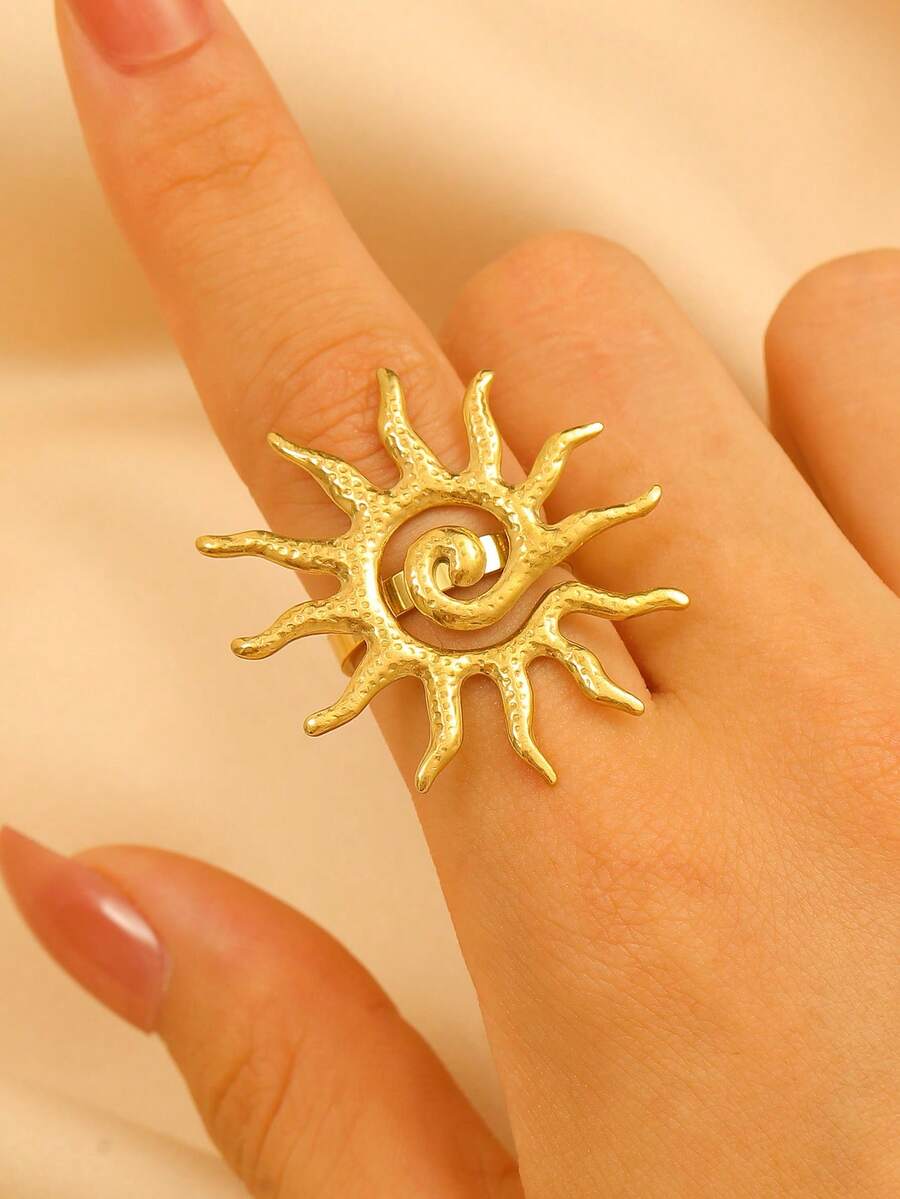 1pc Stainless Steel Sunflower  - огляд і ціна Vintage Fashion Events
