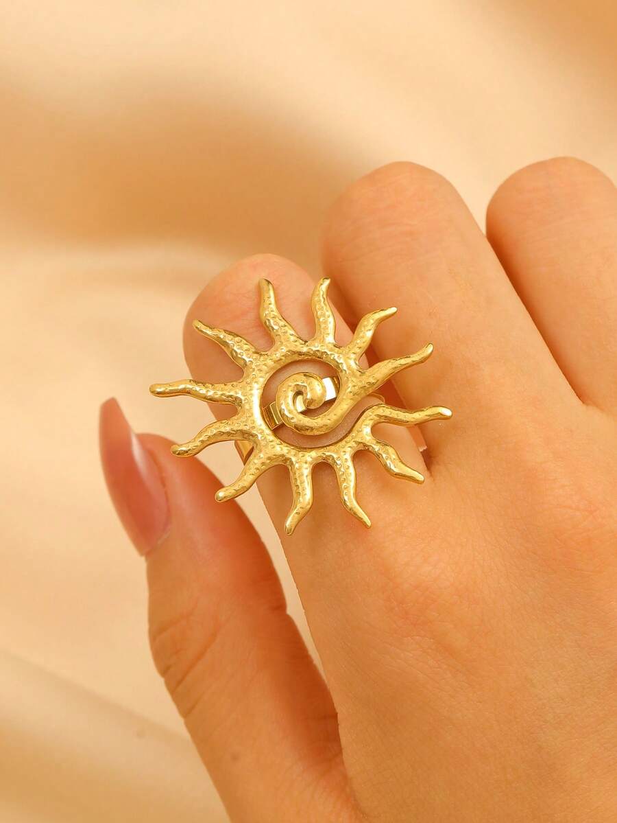 1pc Stainless Steel Sunflower  - огляд і ціна Vintage Fashion Events