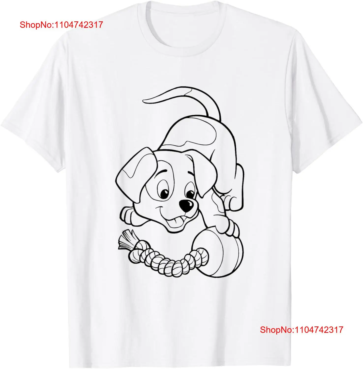 Puppy T Shirt Kids Dog Playing - огляд і ціна Vintage Fashion Coloring Book