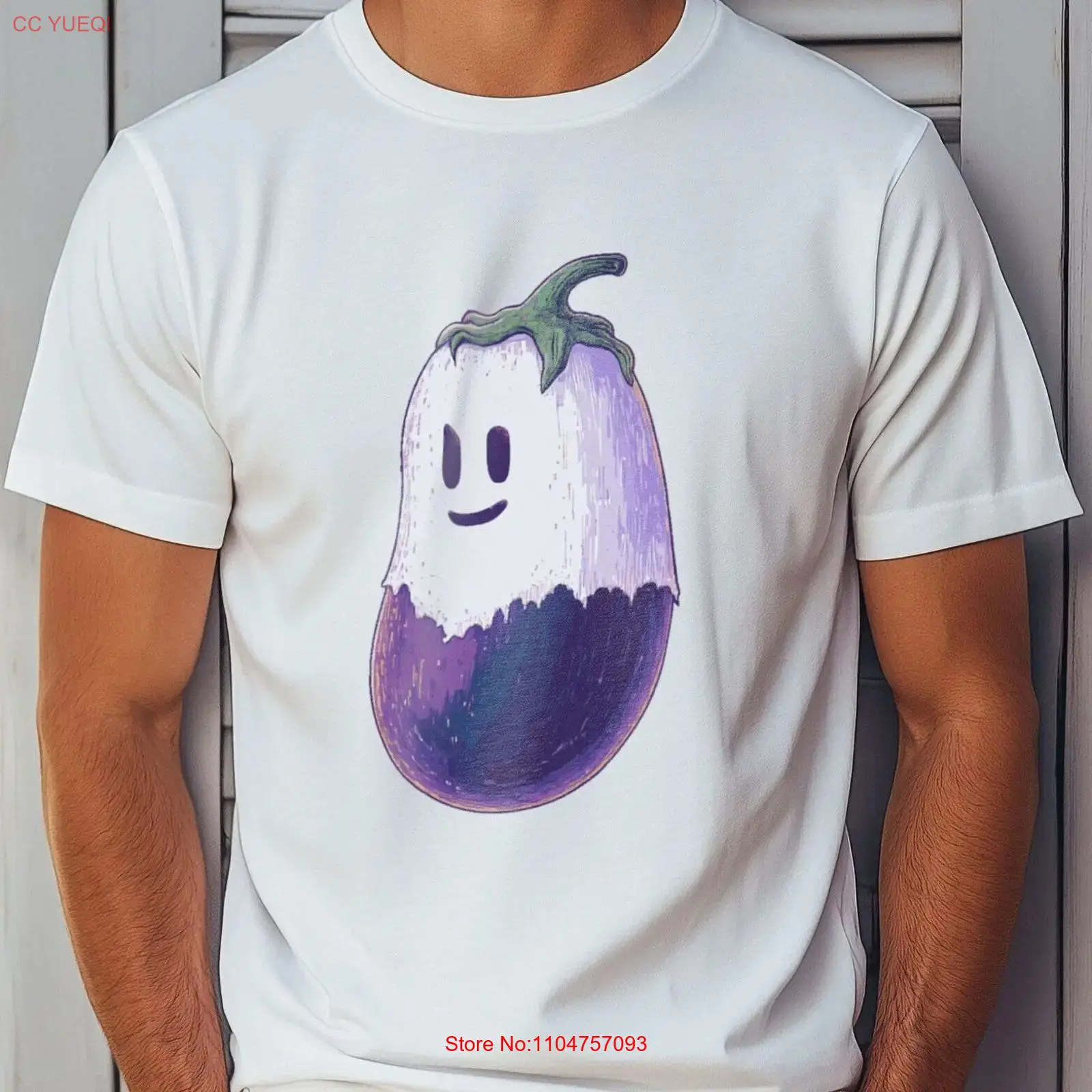 Funny Halloween T Shirt Eggpla - огляд і ціна Quirky Vintage Fashion