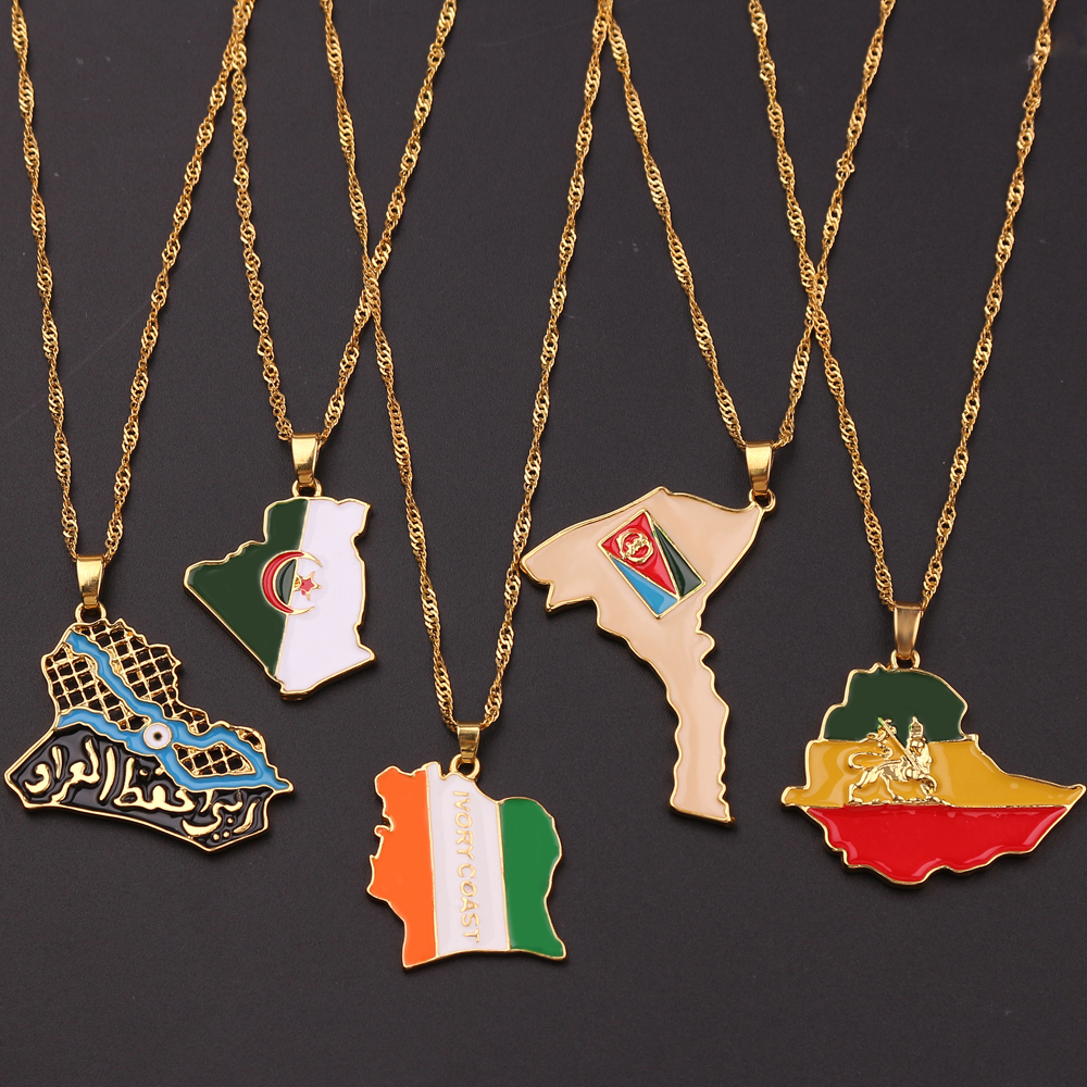 Fashion Trend World Map Neckla - огляд і ціна Vintage Fashion Necklace