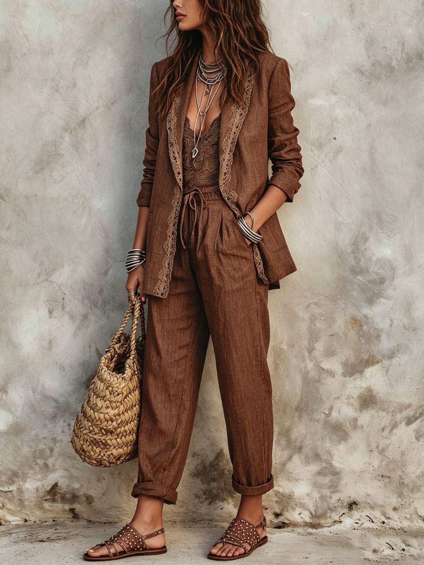 Casual Blazer Two Piece Set Wo - огляд і ціна Vintage Fashion