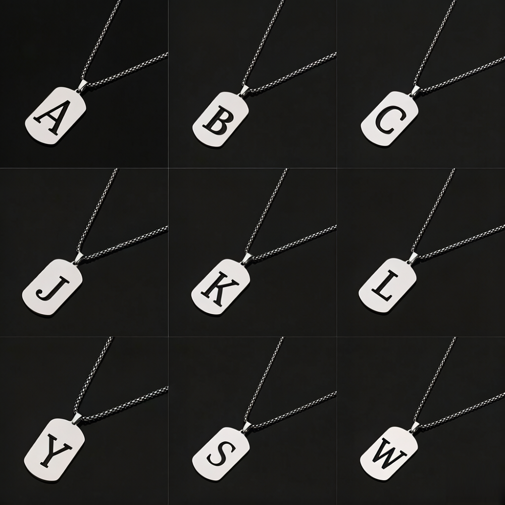 Personalized Stainless Steel I - огляд і ціна Vintage Fashion Necklace