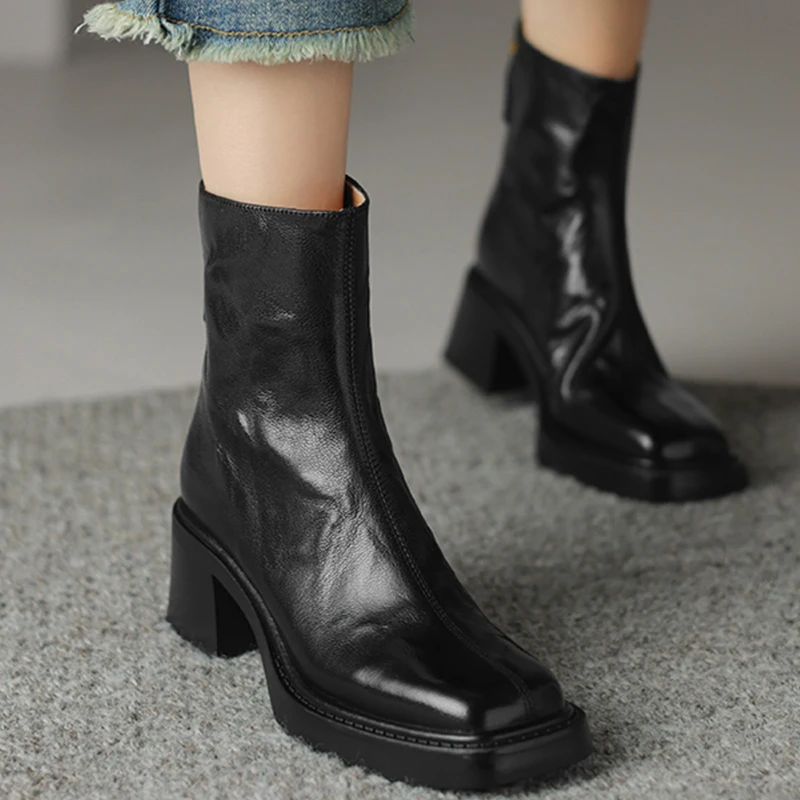 Autumn Vintage Thick Heel Wome - огляд і ціна Vintage Fashion Ladies